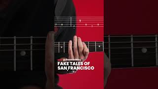 Fake Tales Of San Francisco  Arctic Monkeys guitarlesson [upl. by Ferriter]