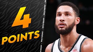 Ben Simmons with 4 PTS 6 AST 8 REB vs Raptors in Preseason [upl. by Eleira]