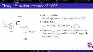 Exp2 1 Equivalent Resistance calculation of MOSFET [upl. by Kerrison]