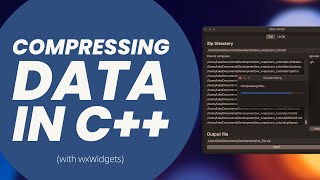 Learn to Develop a File Archiver App in C with wxWidgets  Heres How [upl. by Morry]