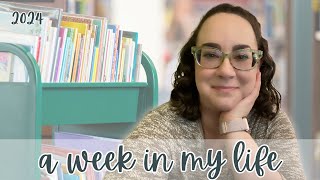 A WEEK IN THE LIFE OF A SCHOOL LIBRARIAN  reorganizing a few things ep 15 [upl. by Nnaylloh]