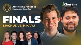 Airthings Masters 2023  Finals  Champions Chess Tour Grand Final  Nakamura vs Carlsen [upl. by Ellerol622]