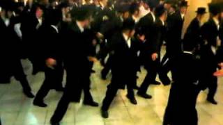 Chasidim dancing at a wedding in Israel [upl. by Goeger]