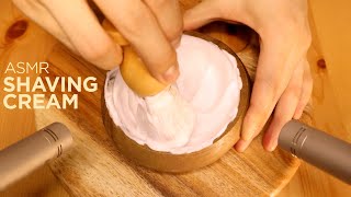 ASMR Shaving Cream sound ☁️☁️ No Talking [upl. by Ekle]