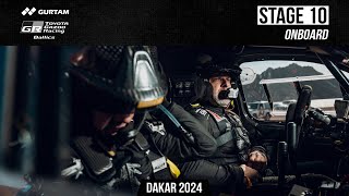 ONBOARD  Stage 10  Dakar 2024  TOYOTA GAZOO Racing Baltics [upl. by Munster]