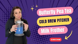 Butterfly Pea Tea amp Cold Brew  yes PLEASE [upl. by Calvina]