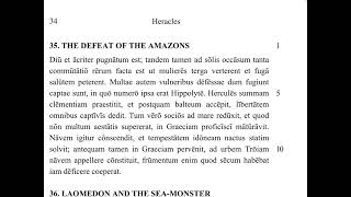 Fabulae Faciles 35 The Defeat of the Amazons [upl. by Yerg]