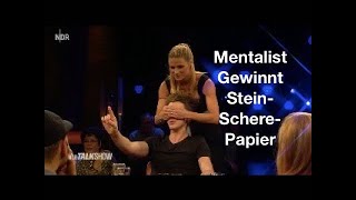 Mentalist Gewinnt Immer Bei SteinScherePapier  Timon Krause  NDR Talkshow [upl. by Thgirw]