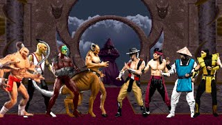 🎮 Mortal Kombat 🔥 Motaro Team vs Raiden Team ☣️ Epic Fight [upl. by Cindi]