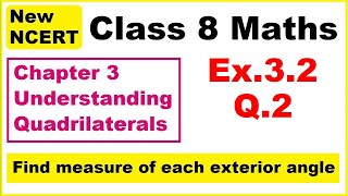 Class 8 Maths  Ex32 Q2  Chapter 3  Understanding Quadrilaterals  New NCERT [upl. by Elolcin]