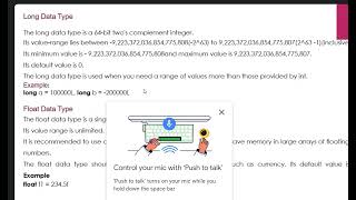 Variables DataTypes Operators Keywords In Java [upl. by Kciremed]