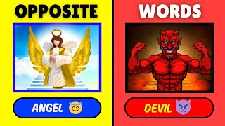 Opposite words  Opposites for kids  learn english vocabulary words  easy English [upl. by Allecram383]