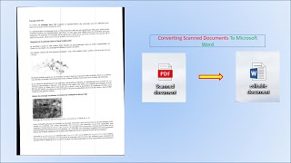 How to Convert Scanned PDF to Word doc [upl. by Edison]