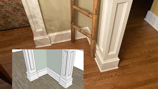 Use Sketchup Followme tool to Model 3 Piece Base Molding Millwork Profiles [upl. by Namas427]