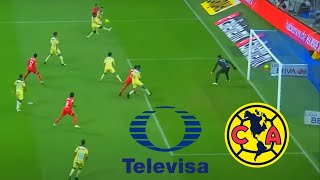 Las tramposas repeticiones de Televisa en beneficio del América ligamx [upl. by Adnahsat]