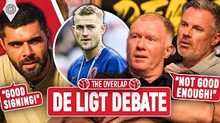 quotSecondRate Defenderquot Paul Scholes amp Adam McKola Debate Over De Ligt  The Overlap [upl. by Lebasiairam675]