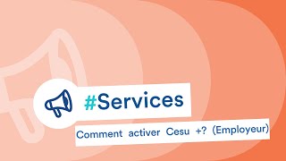 Comment activer Cesu   Employeur [upl. by Gayla]