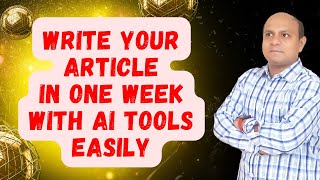 How to Write a Research Paper in a Week If You Have Data Best AI Tools for Writing Article Easily [upl. by Calvinna]