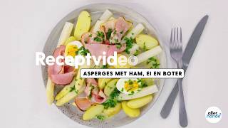 Asperges met ham ei en botersaus  Allerhande [upl. by Ferde]