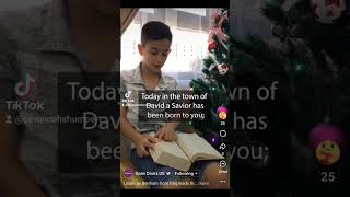 Listen as Benham from Iraq reads the Christmas story GlorytoGod Jesuslovesyou JesusisLord pray [upl. by Kim171]