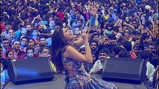 Kinjal Dave  Live Stage  🇺🇸Full Moj USA  At  ChicagoUSA  Navratri 2024  20 September [upl. by Ennailuj]