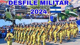 MIRA COMO ESTUVO DESFILE MILITAR 15 DE SEPTIEMBRE 2024 elsalvador [upl. by Alyekahs343]