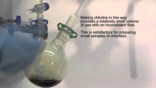 Laboratory Preparation of Chlorine [upl. by Cadmarr]