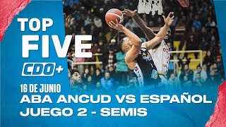 TOP 5 Español de Osorno vs ABA Ancud  Juego 2 semis  Liga JugaBet by Cecinas Llanquihue [upl. by Nnaylrebmik]