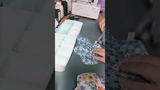 ASMR restocking cottonandskin asmr restocking clothpads handmade [upl. by Pappas]