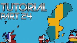 Sweden  World Flag Map Tutorial Part 24 Minecraft [upl. by Adlee660]