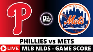 PHILADELPHIA PHILLIES VS NEW YORK METS ⚾️ NLDS Game 3  MLB Game Score PlaybyPlay OCT 8 2024 [upl. by Adamsen618]