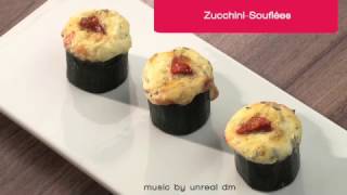 Rezept Fingerfood  Vegetarische Zucchini Soufflés [upl. by Nevai10]