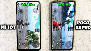 POCO X3 PRO VS Mİ 10T  HIZ TESTİ  PUBG TEST [upl. by Beka614]