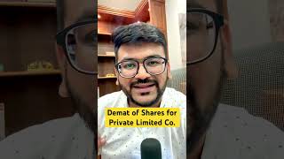 Dematerialisation of shares and securities of private limited Company [upl. by Nonez]