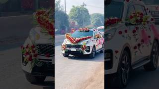 Best Wedding Car Decor Kia sportage Decor for Wedding Bridal Car Decor weddingcar decoration [upl. by Marlon]