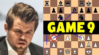 Nepomniachtchi vs Carlsen  Game 9  2021 FIDE World Chess Championship [upl. by Elrebma]