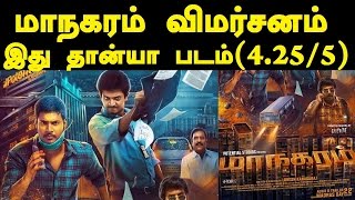 Maanagaram Movie Review By Trendswood [upl. by Asimaj]