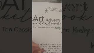 TheCassieProjects art advent calendar creative christmasadvent artadventsketchbook [upl. by Accalia]