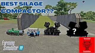 BEST SILAGE COMPACTOR  FARMING SIMULATOR 22 [upl. by Drusi]