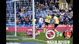 Reading FC 20 Charlton Athletic Savage amp Smith  EFL League One Matchday 4  Match Review [upl. by Nomyar]