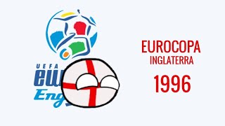 EUROCOPA INGLATERRA 1996  RESUMEN COUNTRYBALLS • quotEL GOL DE OROquot [upl. by Chapell]