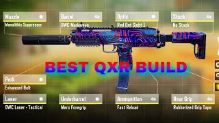 Best NO RECOIL  Fast ADS QXR Gunsmith Build In COD Mobile [upl. by Aropizt]