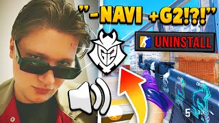 G2 ACTUALLY DID WANT EXNAVI PLAYER FIRST S1MPLE SHOWS HIS SUPPORT CS2 Daily Twitch Clips [upl. by Wilkison406]