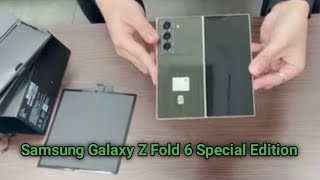 Samsung Galaxy Z Fold 6 Special Edition  Unboxing amp Review  Samsung W25 2024 [upl. by Ponce]