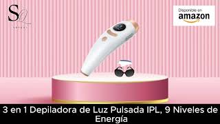 Depiladora laser 3 en 1 Depiladora de Luz Pulsada IPL 9 Nivel de Energía Dispositivo Indoloro [upl. by Yaffit]