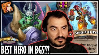 SNEED IS THE BEST HERO IN BGS  Hearthstone Battlegrounds [upl. by Giannini]