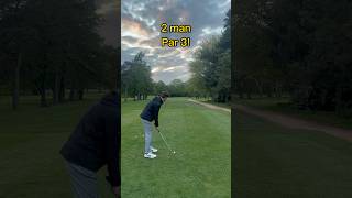 2 man par 3 Who will win 👀🤩 golf golfcourse par3 funnyshorts holeinone bunker fyp [upl. by Etterraj192]