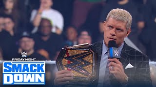 Cody Rhodes reveals what The Rock gifted him addresses being interrupted after WrestleMania [upl. by Einahpet]