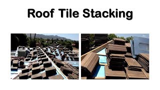 Roof Tile Stacking theres a system to it [upl. by Iggie]