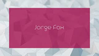 Jorge Fox  appearance [upl. by Suoicul260]